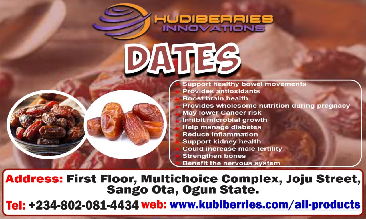 KudiBerries Natural Dates Powder and Seeds